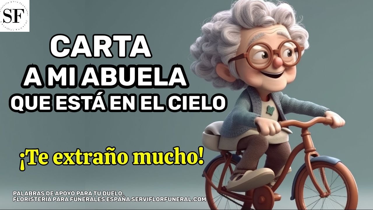 carta a mi abuela en el cielo