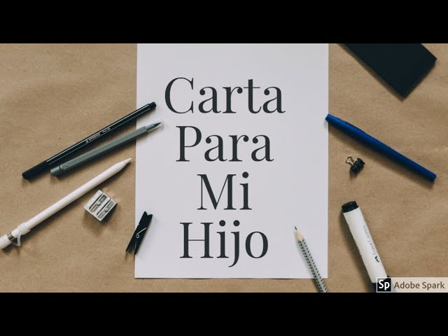 carta de cumpleaños para mi hijo de 12 años
