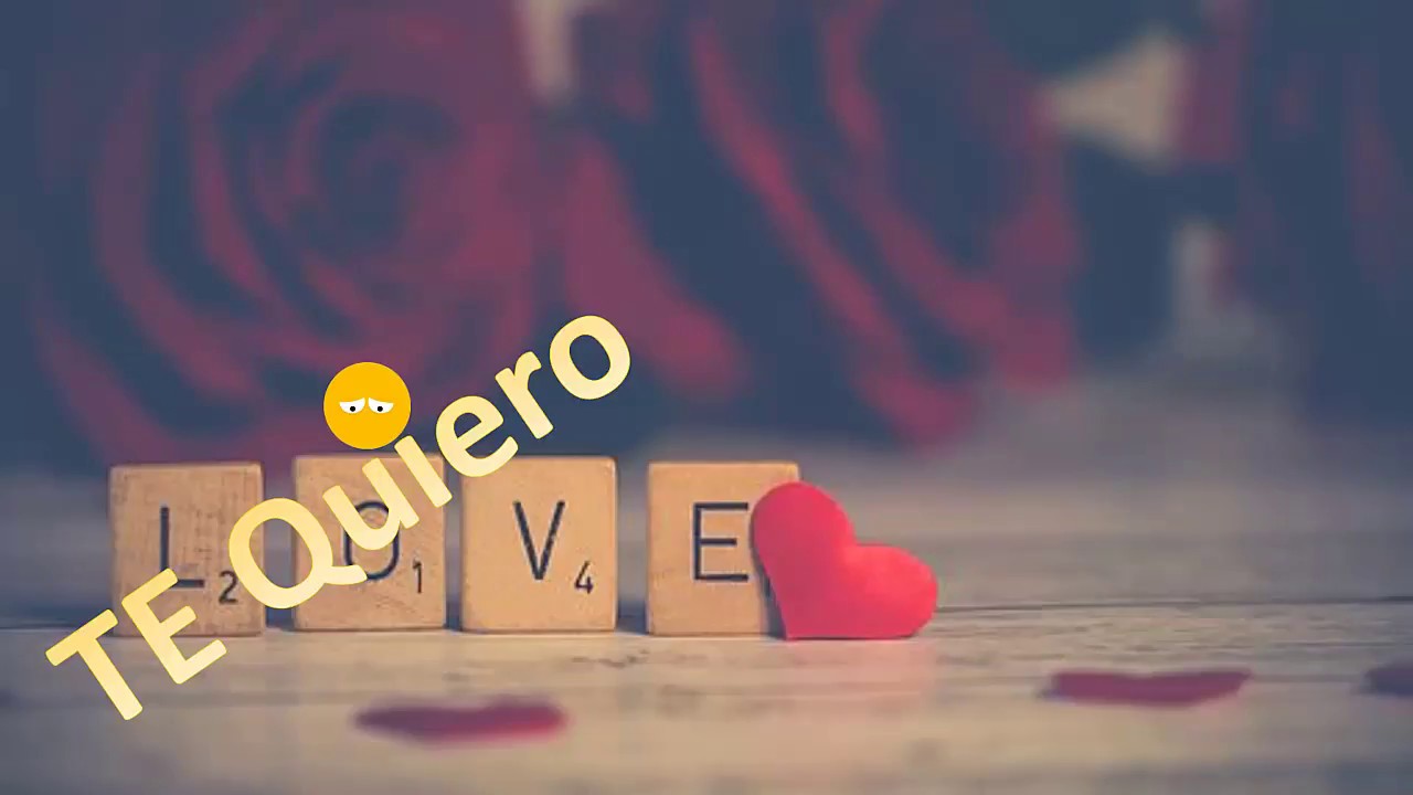 corazones de amor con movimiento y brillo y frases