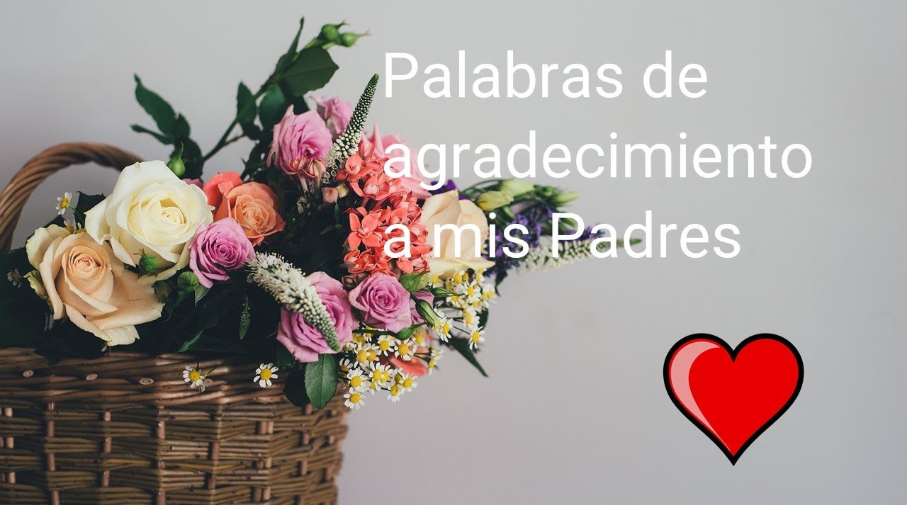 palabras de agradecimiento para mis padres en mi graduacion