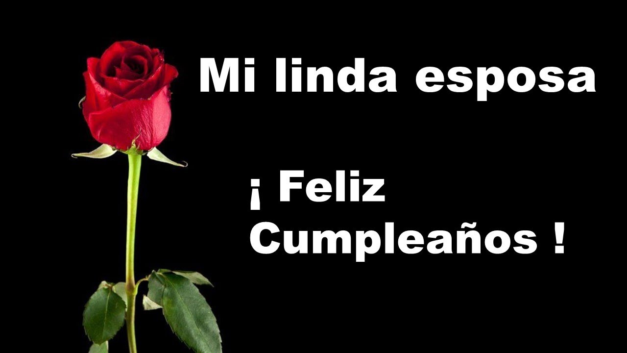 carta a mi esposa en su cumpleaños