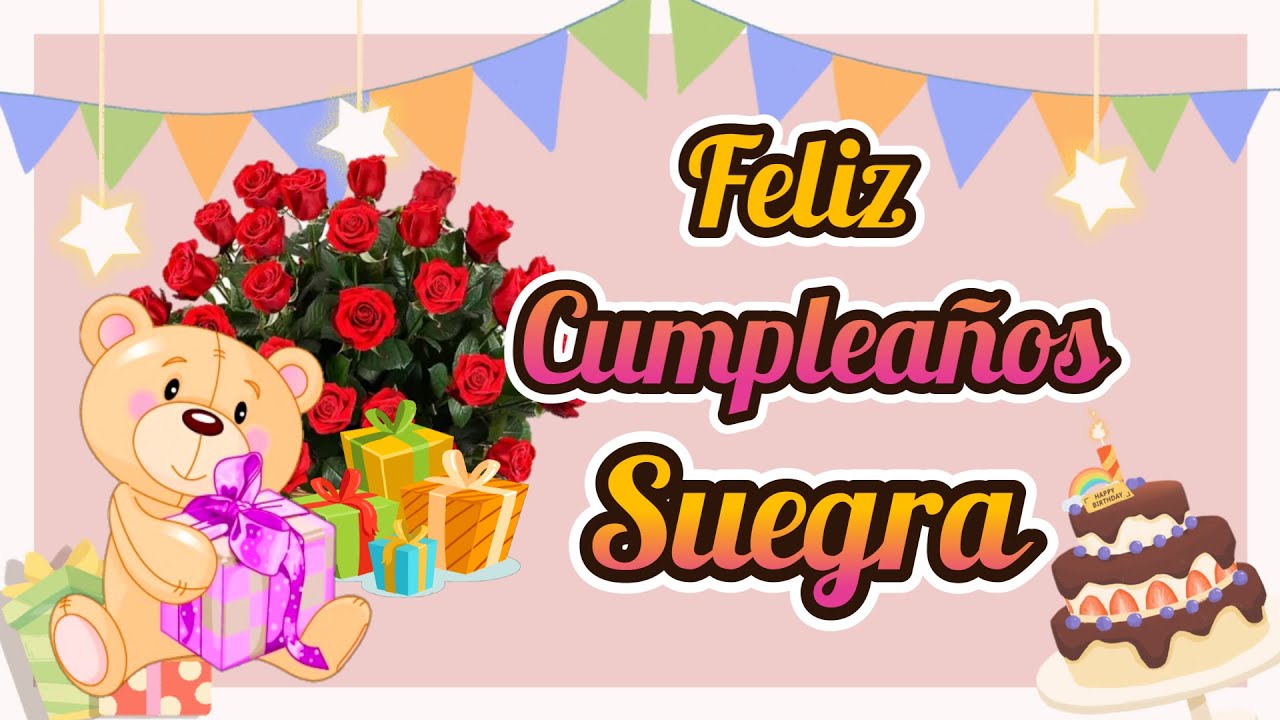 carta a mi suegra de cumpleaños