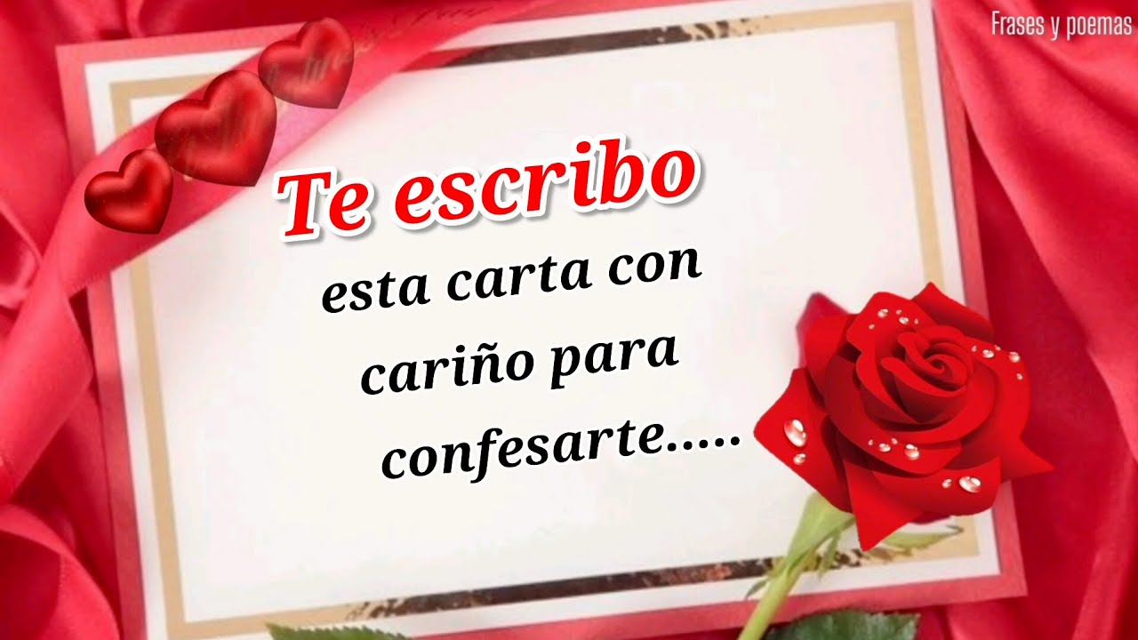 carta de amor de un hombre a una mujer