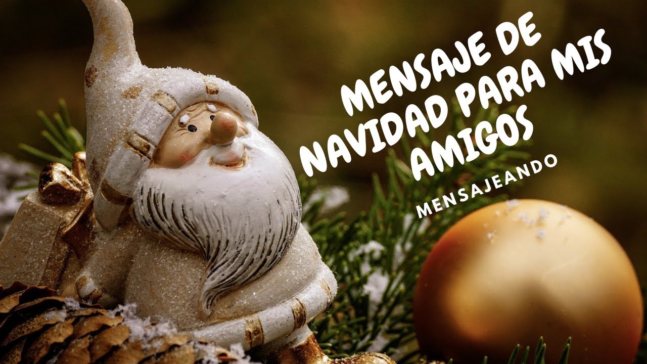 carta de navidad para mi amiga