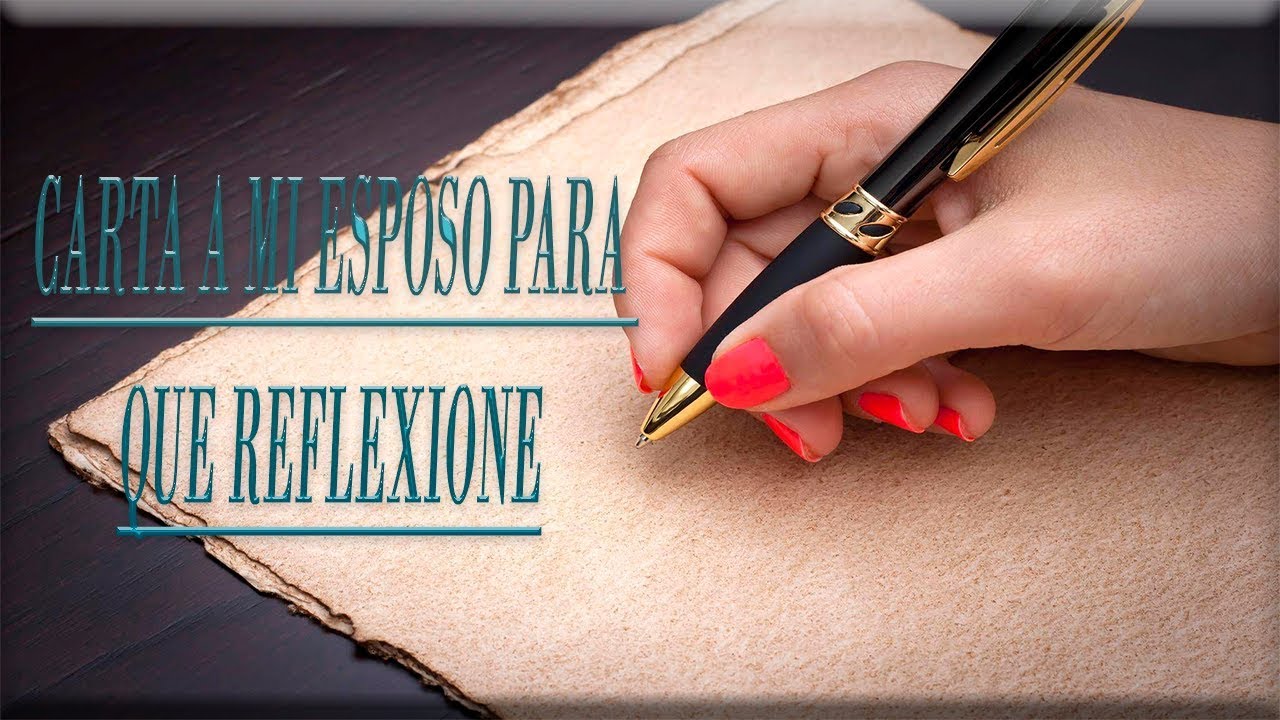 carta para decirle a mi esposo que me siento sola