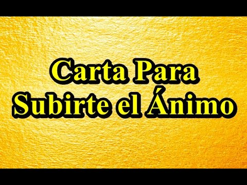 carta para motivar a una persona