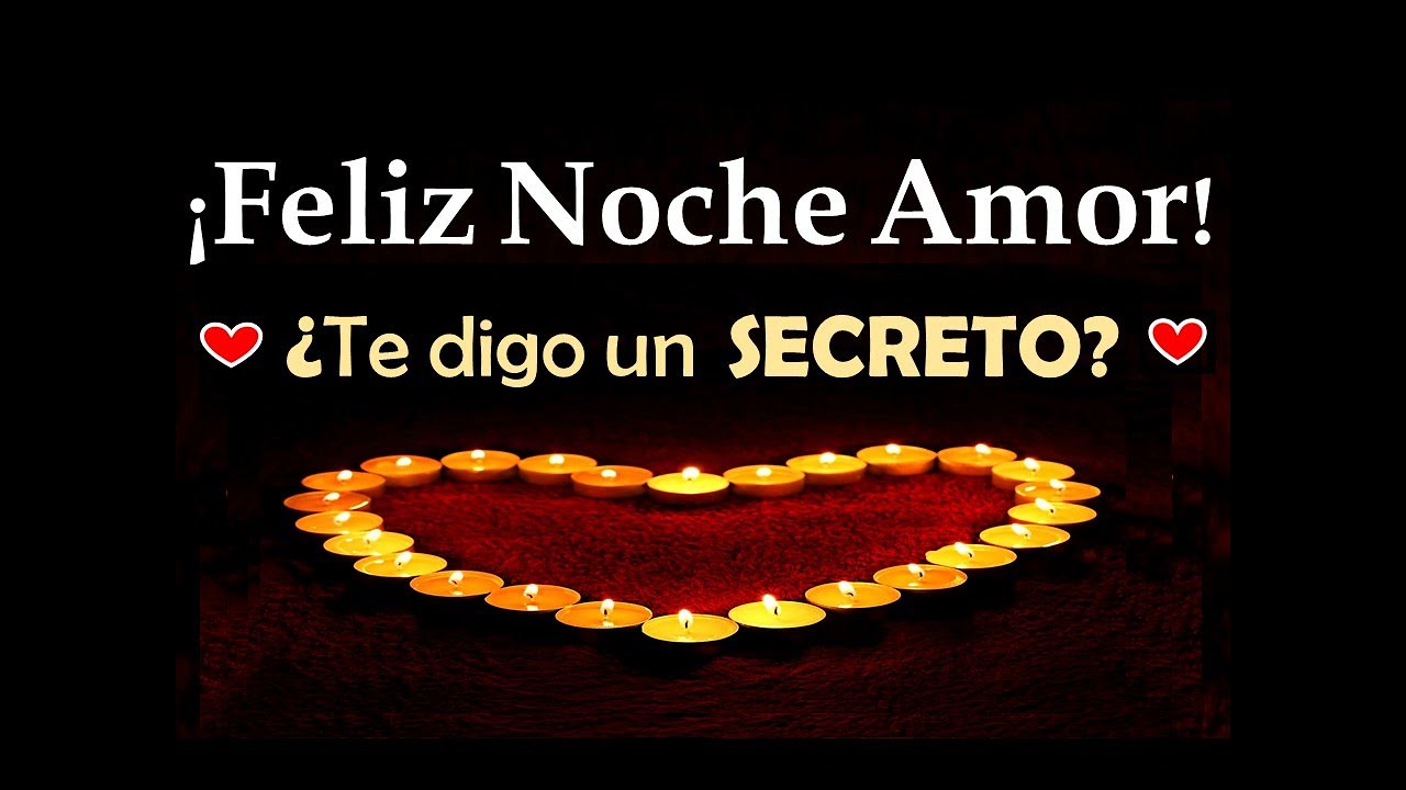 cartas de amor de buenas noches
