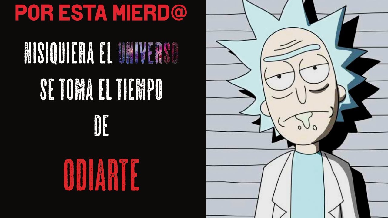 frases de rick y morty sobre el universo