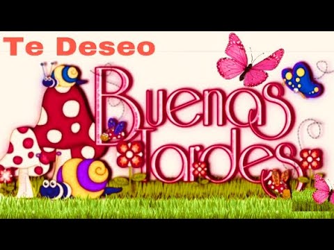 gif de buenas tardes con movimiento y brillo
