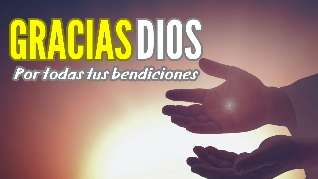 gracias por el servicio a dios