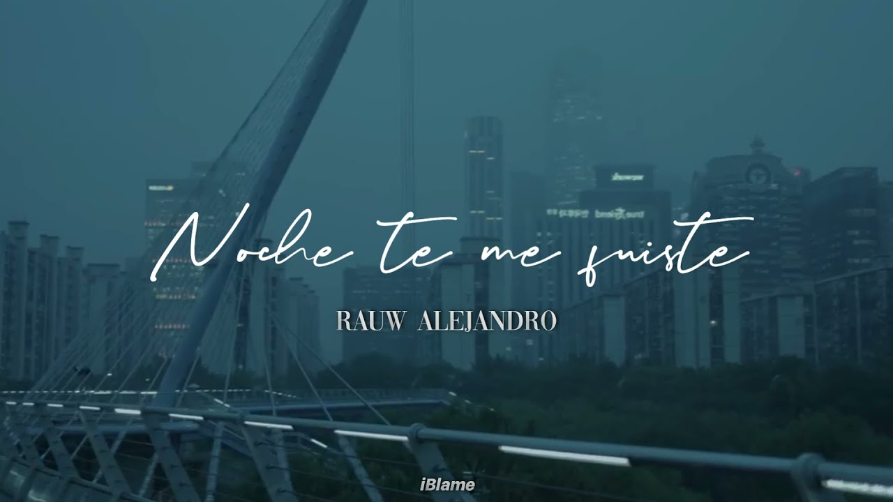 la noche en que te fuiste letra