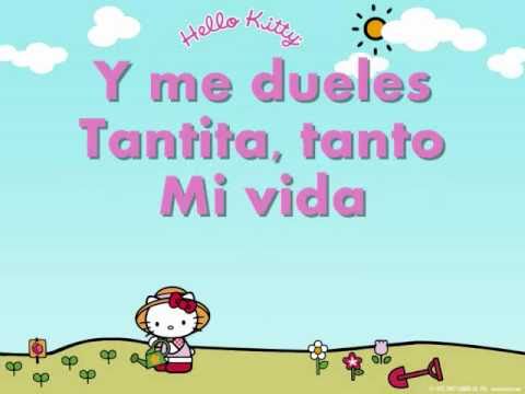 me dueles tanto mi vida letra