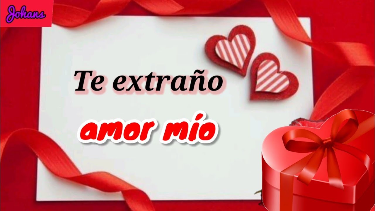 te extraño tanto mi amor poema