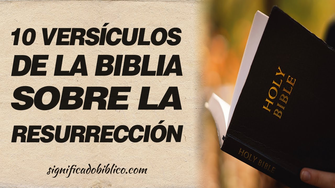 versiculos dela biblia de la resurrección