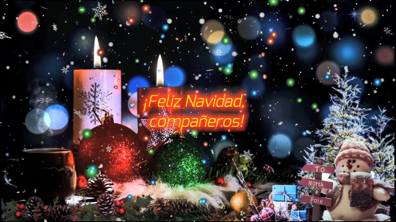 feliz navidad a mis compañeros de trabajo