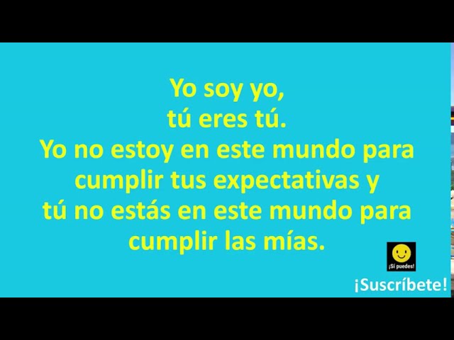 fritz perls frases yo soy yo