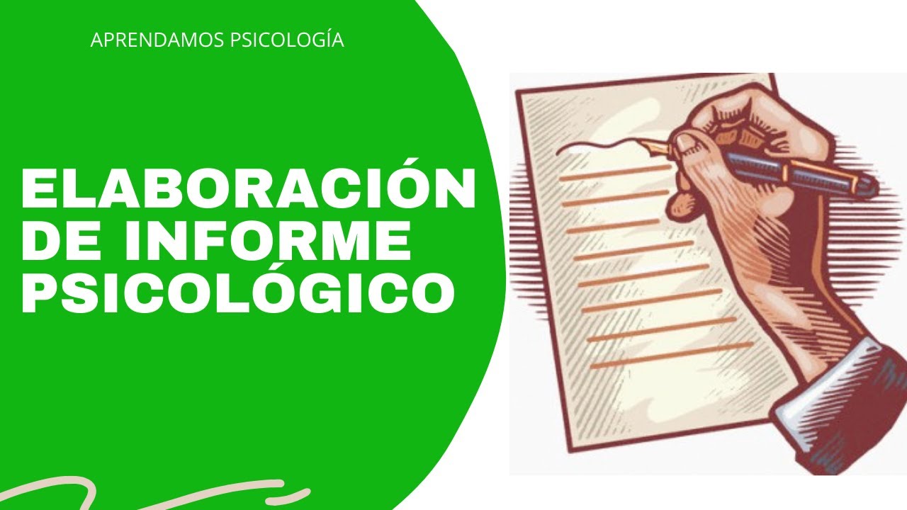 informe de asistencia a terapia psicologica
