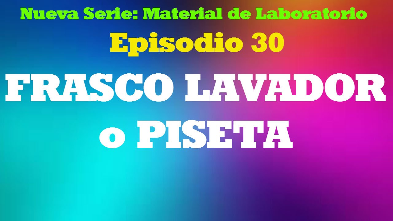 para que sirve el frasco lavador de laboratorio