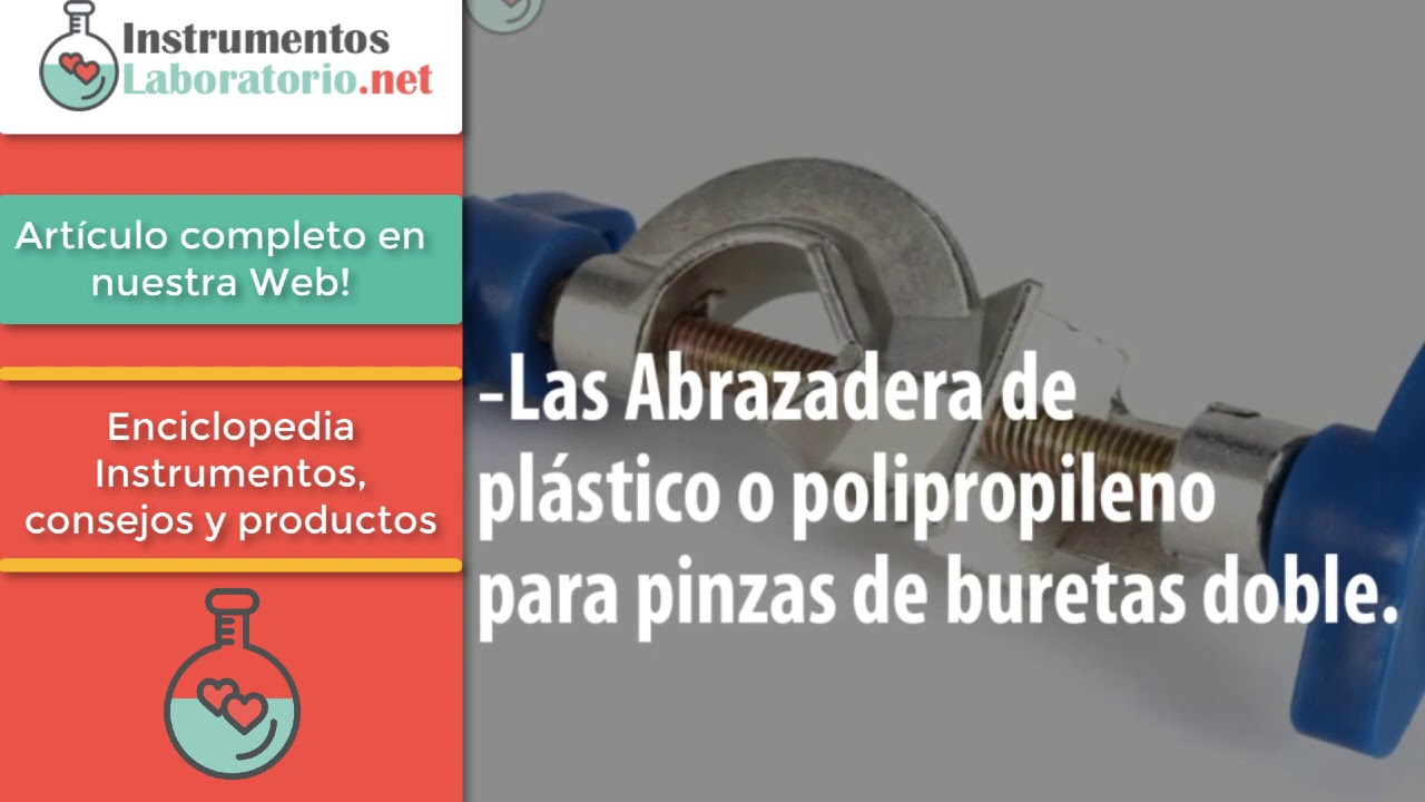para qué sirven las pinzas para bureta