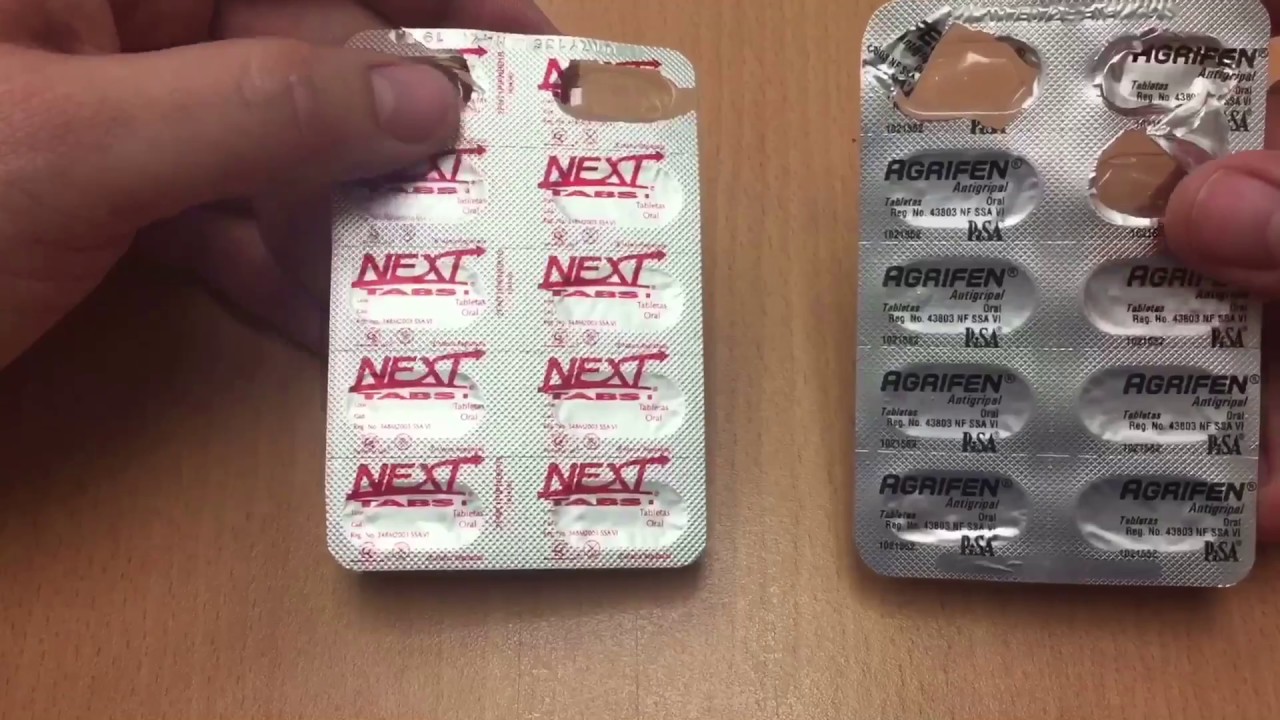 pastilla para la gripe y dolor de cuerpo