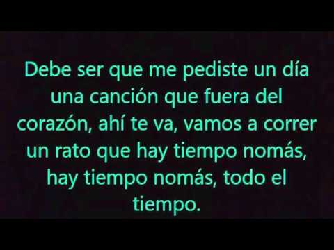 quiero que te duermas como un sol letra