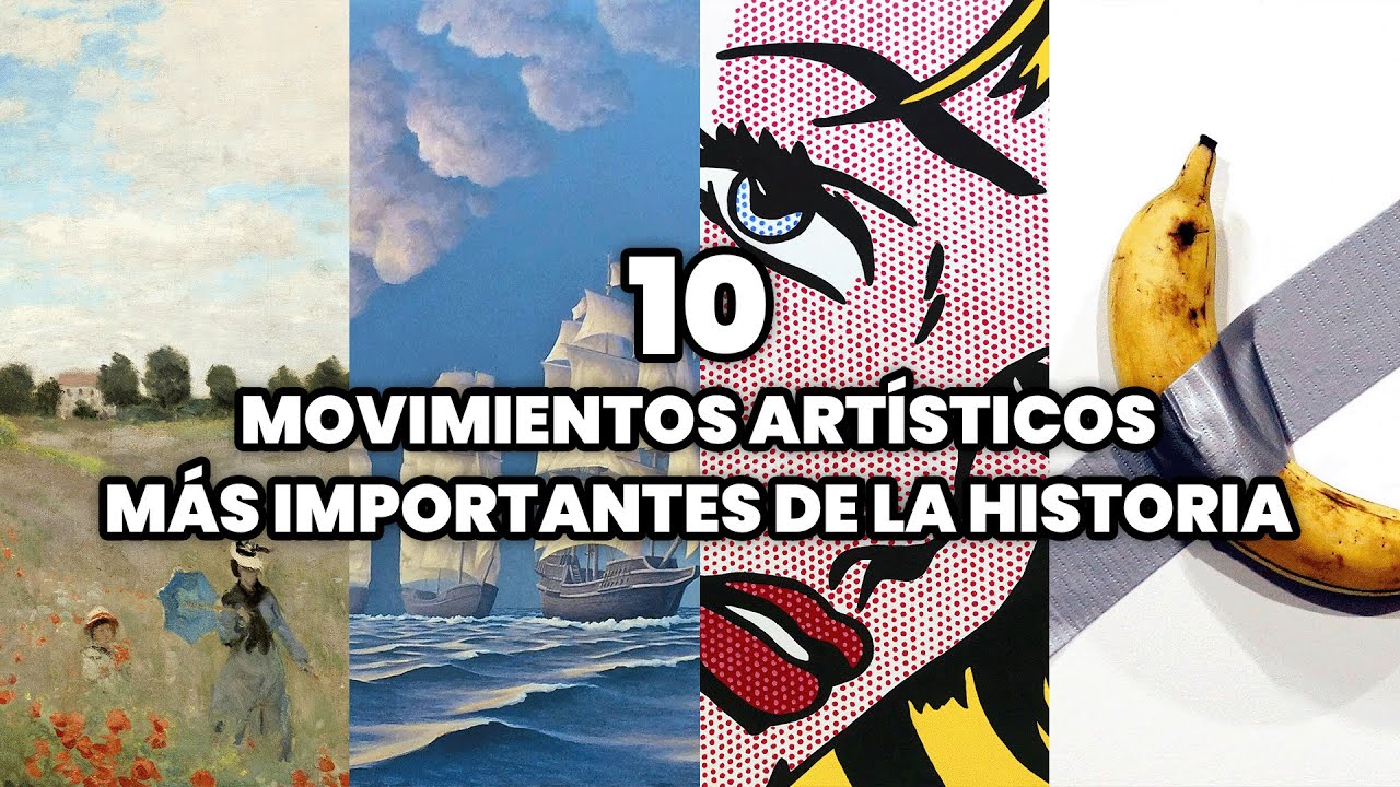 serie de movimientos artísticos de principios del siglo 20