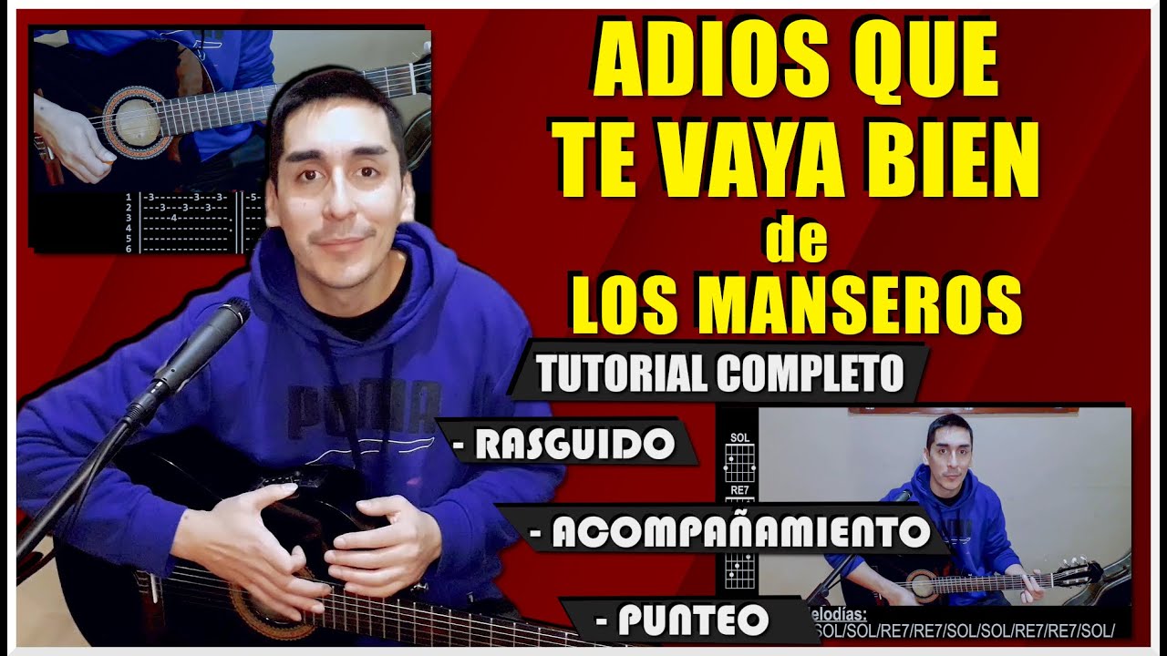adios que te vaya bien guitarra