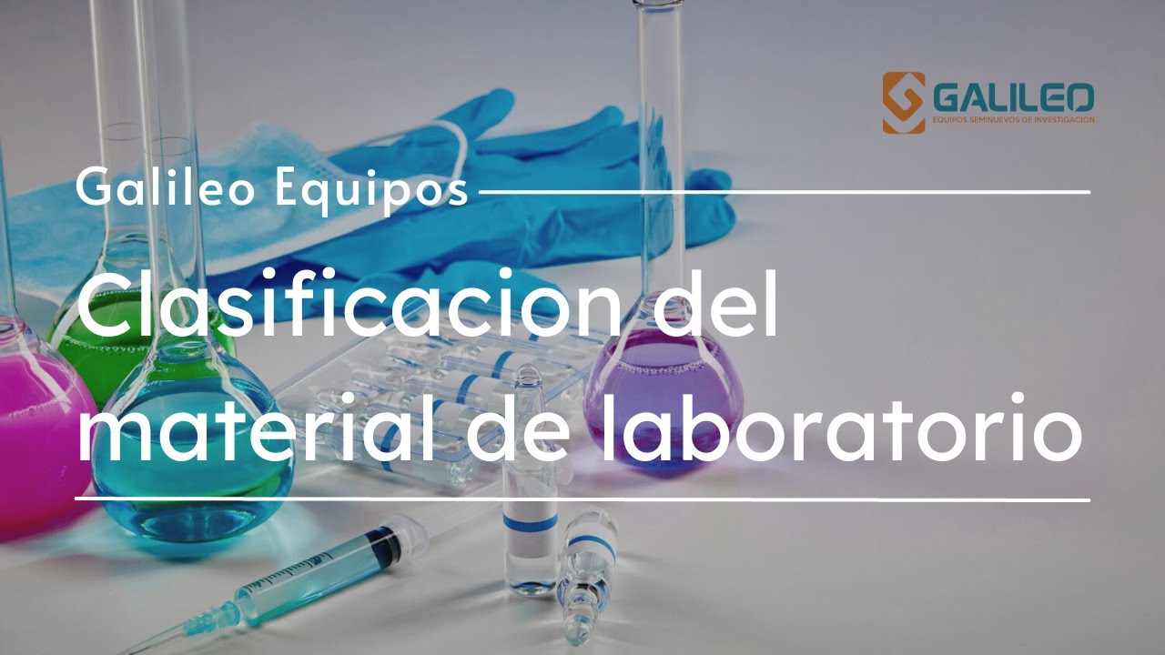 clasificacion de materiales en el laboratorio