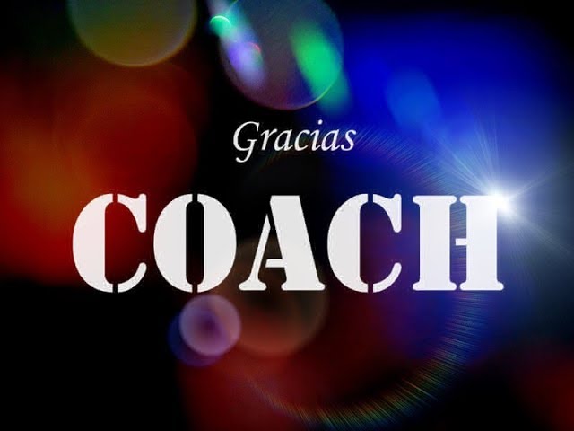 como dar las gracias a un entrenador de futbol