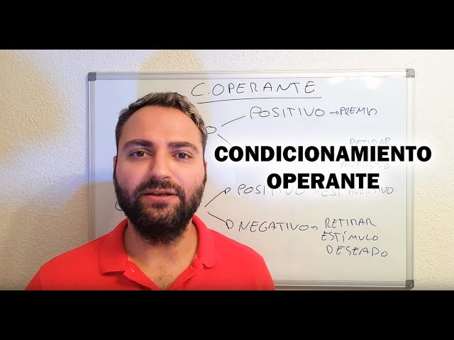 el condicionamiento operante y su influencia en el ámbito educativo