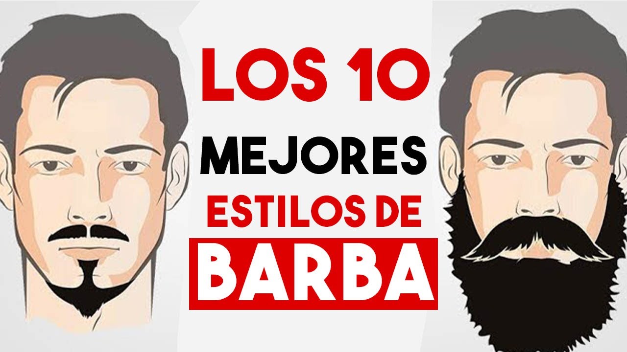 estilos de barba corta sin bigote