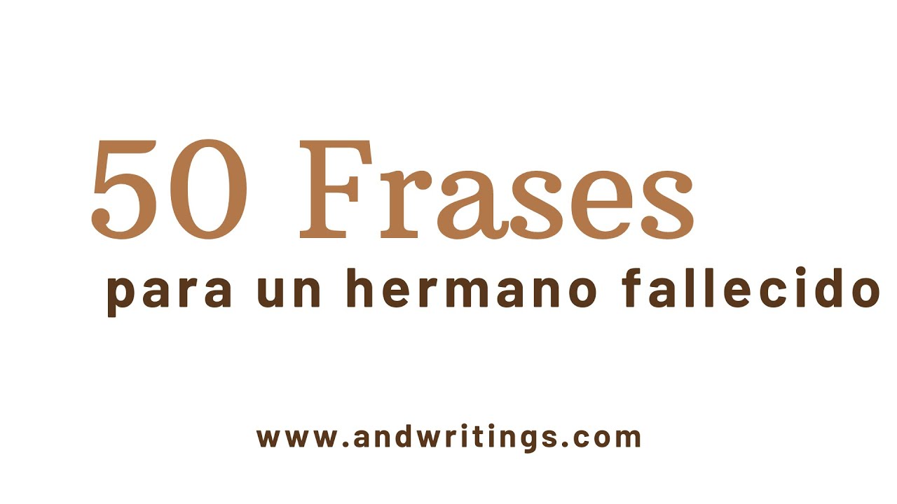 frases para un hermano fallecido tatuajes
