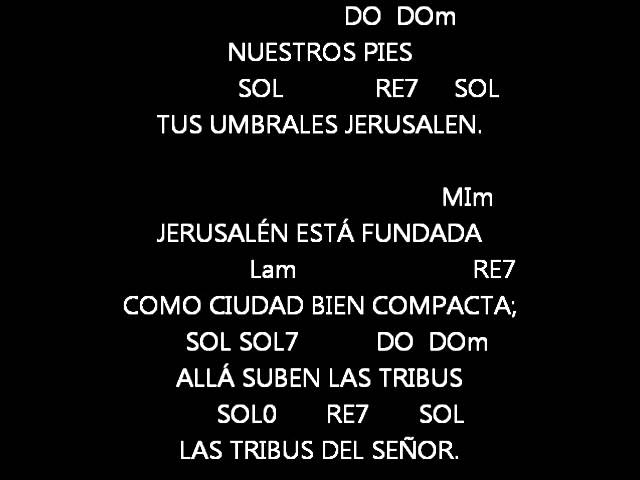 letra que alegría cuando me dijeron